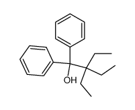 2,2-diethyl-1,1-diphenyl-butan-1-ol结构式
