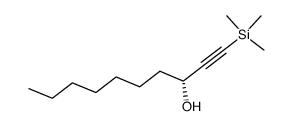 (R)-1-(trimethylsilyl)dec-1-yn-3-ol Structure
