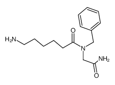 N-Benzyl-N-aminocarbonylmethyl-6-aminohexanamide Structure