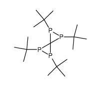 1,2,4,5-tetra-t-butyl-1,2,4,5-tetraphosphaspiro(2.2)pentane结构式
