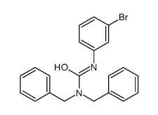 1,1-dibenzyl-3-(3-bromophenyl)urea结构式