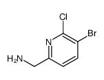 (5-bromo-6-chloropyridin-2-yl)methanamine Structure