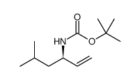 Carbamic acid, [(1R)-1-ethenyl-3-methylbutyl]-, 1,1-dimethylethyl ester结构式