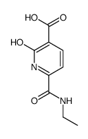 6-(ethylcarbamoyl)-2-oxo-1H-pyridine-3-carboxylic acid结构式