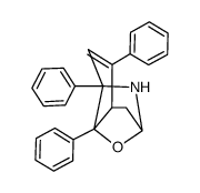 2,6,8-Triphenyl-5-aza-3-oxatricyclo(4.2.1.02,6)non-7-ene结构式