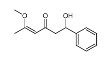 1-hydroxy-5-methoxy-1-phenylhex-4-en-3-one结构式