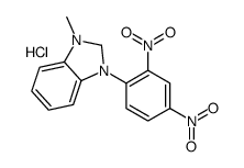 1-(2,4-dinitrophenyl)-3-methyl-1,2-dihydrobenzimidazol-1-ium,chloride结构式