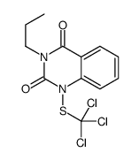 3-propyl-1-(trichloromethylsulfanyl)quinazoline-2,4-dione结构式
