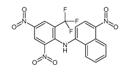 N-[2,4-dinitro-6-(trifluoromethyl)phenyl]-4-nitronaphthalen-1-amine结构式