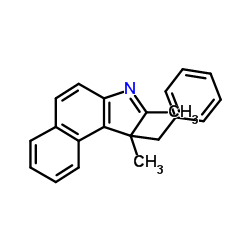 1-Benzyl-1,2-dimethyl-1H-benzo[e]indole Structure