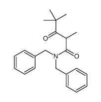 N,N-dibenzyl-2,4,4-trimethyl-3-oxopentanamide结构式