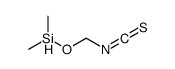 isothiocyanatomethoxy(dimethyl)silane Structure