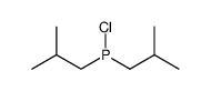 Phosphinous chloride, P,P-bis(2-methylpropyl)结构式