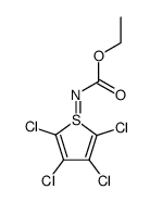 N-ethoxycarbonyl-(2,3,4,5-tetrachloro-1-thiophenio)amide结构式
