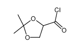 1,3-dioxolane-4-carbonyl chloride, 2,2-dimethyl- Structure