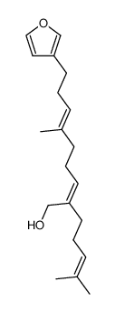 (2Z,6E)-9-(3-Furyl)-6-methyl-2-(4-methyl-3-pentenyl)-2,6-nonadien-1-ol Structure