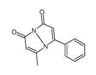 1-methyl-7-phenylpyrazolo[1,2-a]pyrazole-3,5-dione结构式
