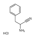 2-AMINO-3-PHENYLPROPIONITRILE HYDROCHLORIDE Structure
