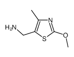 C-(2-Methoxy-4-methyl-thiazol-5-yl)-methylamine Structure