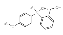 2-{(4-甲氧基苯基)二甲基硅烷基}苄醇结构式