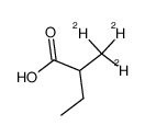 DL-2-甲基-d3-丁酸结构式