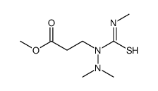 methyl 3-[dimethylamino(methylcarbamothioyl)amino]propanoate Structure