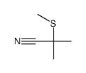 2-methyl-2-methylsulfanylpropanenitrile结构式
