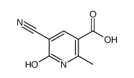 5-cyano-2-methyl-6-oxo-1H-pyridine-3-carboxylic acid Structure