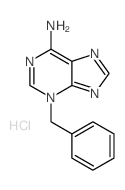3H-Purin-6-amine,3-(phenylmethyl)-, hydrochloride (1:1) Structure