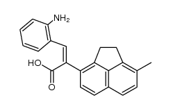 3ξ-(2-amino-phenyl)-2-(8-methyl-acenaphthen-3-yl)-acrylic acid结构式