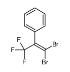 (1,1-dibromo-3,3,3-trifluoroprop-1-en-2-yl)benzene结构式