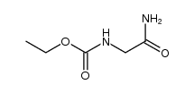 N-ethoxycarbonyl-glycine amide Structure