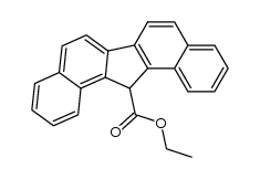 ethyl 13H-dibenzo[a,i]fluorene-13-carboxylate结构式