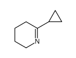 6-cyclopropyl-2,3,4,5-tetrahydropyridine结构式
