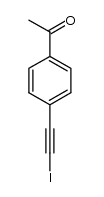 1-(4-(iodoethynyl)phenyl)ethanone Structure