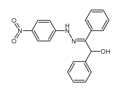 benzoin-(4-nitro-phenylhydrazone) Structure