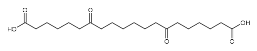 7,14-dioxo-eicosanedioic acid Structure