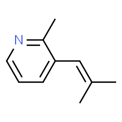 Pyridine, 2-methyl-3-(2-methyl-1-propenyl)- (9CI) Structure