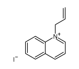 1-allyl-quinolinium, iodide Structure