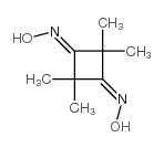 1,3-Cyclobutanedione,2,2,4,4-tetramethyl-, 1,3-dioxime Structure