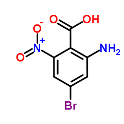 2-Amino-4-bromo-6-nitrobenzoic acid structure