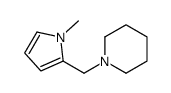 1-[(1-methylpyrrol-2-yl)methyl]piperidine结构式