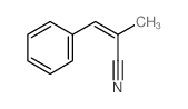 2-甲基-3-苯基-2-丙烯腈结构式