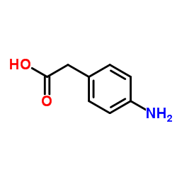 (4-Aminophenyl)acetic acid Structure