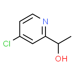 1-(4-氯吡啶-2-基)乙醇结构式
