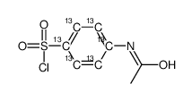 4-acetamidobenzenesulfonyl chloride Structure