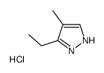 3-乙基-4-甲基-1H-吡唑盐酸盐结构式