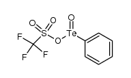 benzenetellurinyl trifluoromethanesulfonate结构式