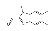 1H-Benzimidazole-2-carboxaldehyde,1,5,6-trimethyl-(9CI) Structure