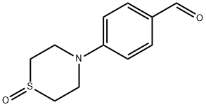 4-(1-氧化硫代吗啉代)苯甲醛结构式
